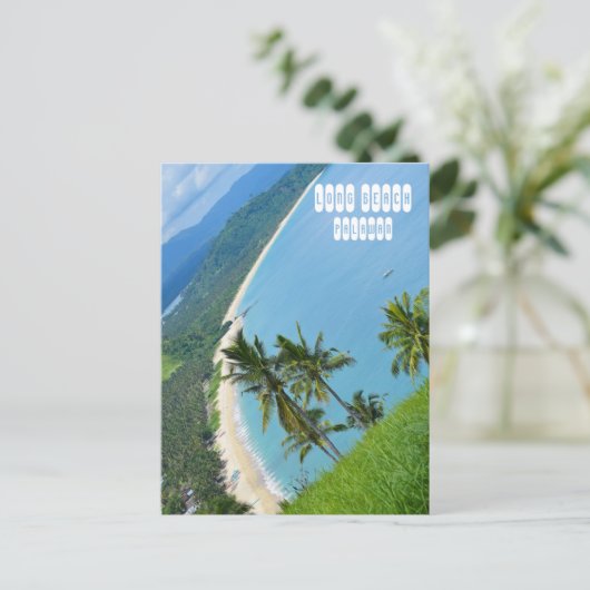 Carte Postale Long Beach à Palawan (Debout devant)