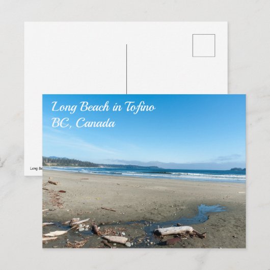 Carte Postale Long Beach à Tofino - BC, Canada (Devant / Derrière)