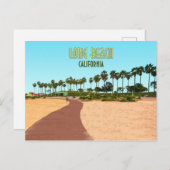 Carte Postale Long Beach California Shoreline Aquatic Park (Devant / Derrière)