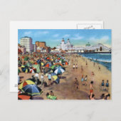 Carte Postale Long Beach California Vintage (Devant / Derrière)