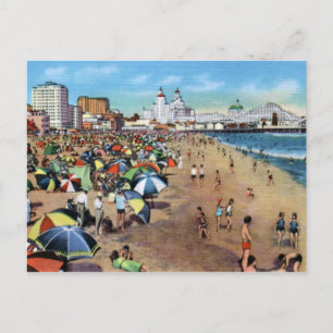 Carte Postale Long Beach California Vintage