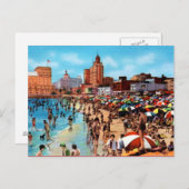 Carte Postale Long Beach California Vintage (Devant / Derrière)