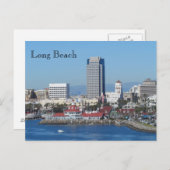 Carte Postale Long Beach, Californie (Devant / Derrière)