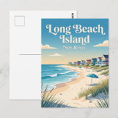 Carte Postale Long Beach Island, New Jersey (Devant / Derrière)