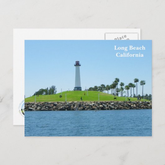 Carte postale Long Beach Lighthouse ! (Devant / Derrière)