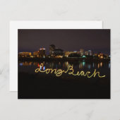 Carte postale Long Beach Skyline (Devant / Derrière)