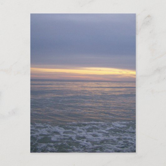 Carte Postale Long Beach Sunset (Devant)