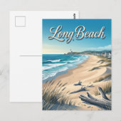 Carte Postale Long Beach, Washington (Devant / Derrière)