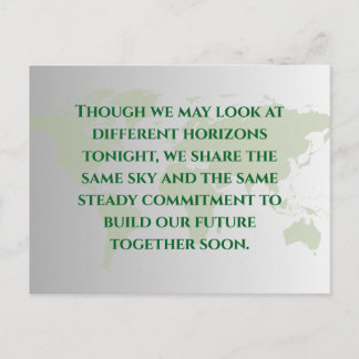 Carte Postale Long Distance Relationship Quote Postcard | Miles