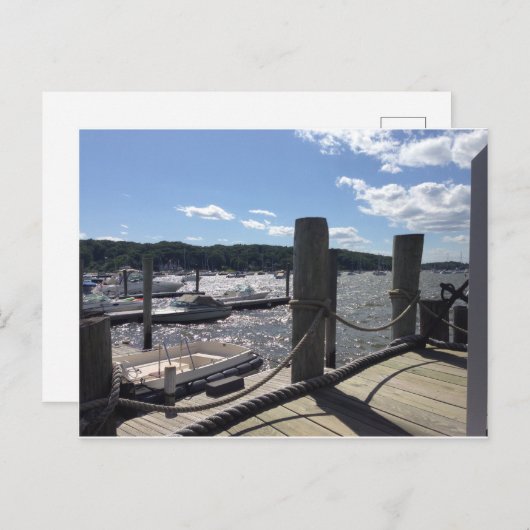 Carte Postale Long Island Dock (Devant / Derrière)