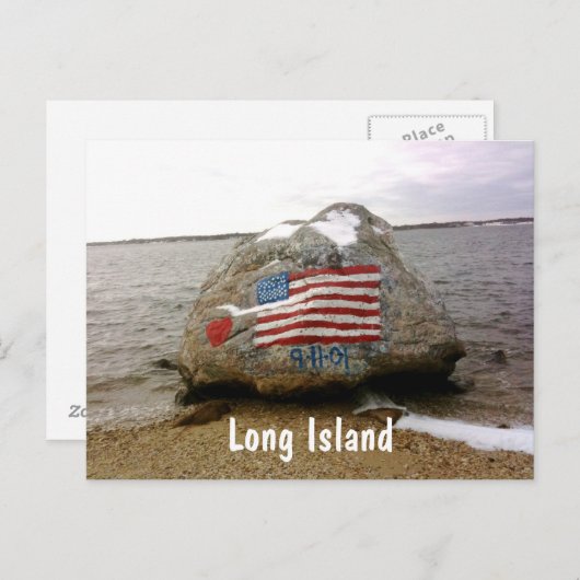 Carte Postale Long Island Memorial 3 (Devant / Derrière)