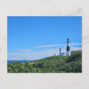Carte postale Long Island NY du phare de Montauk P