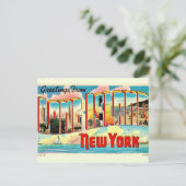 Carte postale Long Island Retro (Debout devant)