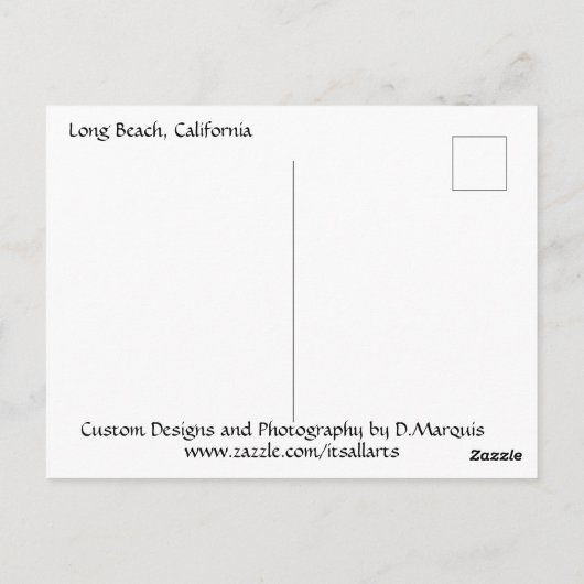 CARTE POSTALE LONG PLAGE #2 (Dos)