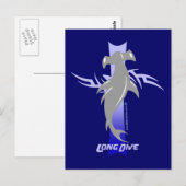 Carte Postale Long Plongée : Tête (Devant / Derrière)