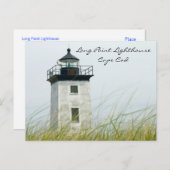 Carte postale Long Point Light Provincetown Cape C (Devant / Derrière)