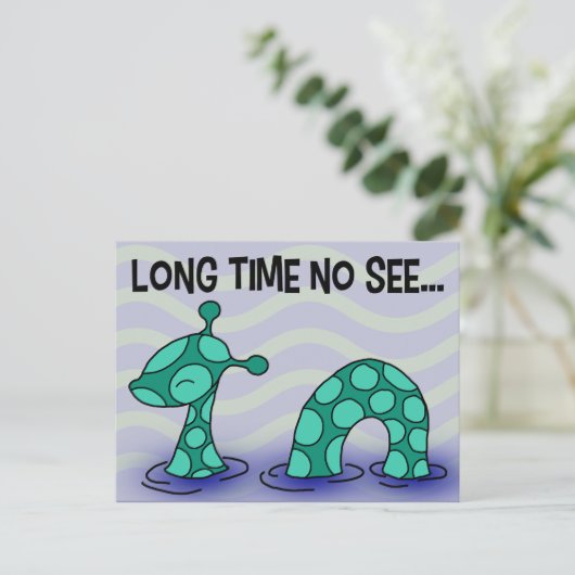Carte Postale Long Time No Voir (Debout devant)