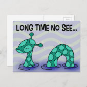 Carte Postale Long Time No Voir (Devant / Derrière)