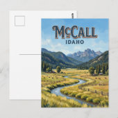 Carte Postale Long Valley McCall Idaho (Devant / Derrière)