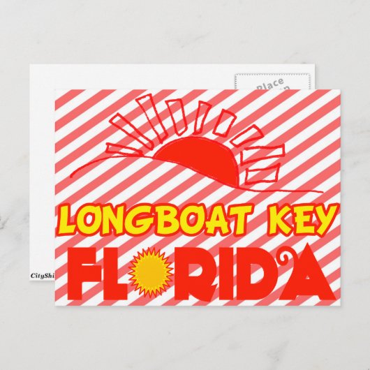 Carte Postale Longboat Key, Floride (Devant / Derrière)