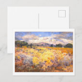 Carte Postale Long's Peak, Colorado, Peinture (Devant / Derrière)