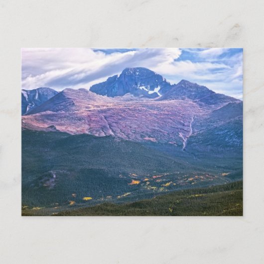Carte Postale Longs Peak, Parc national des Rocheuses, Colorado (Devant)
