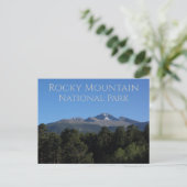 Carte Postale Longs Peak Rocky Mountain National Park Colorado (Debout devant)