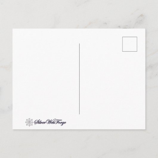 Carte postale longue nuit d'hiver (Dos)