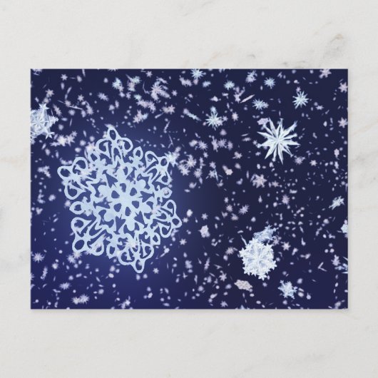 Carte postale longue nuit d'hiver (Devant)