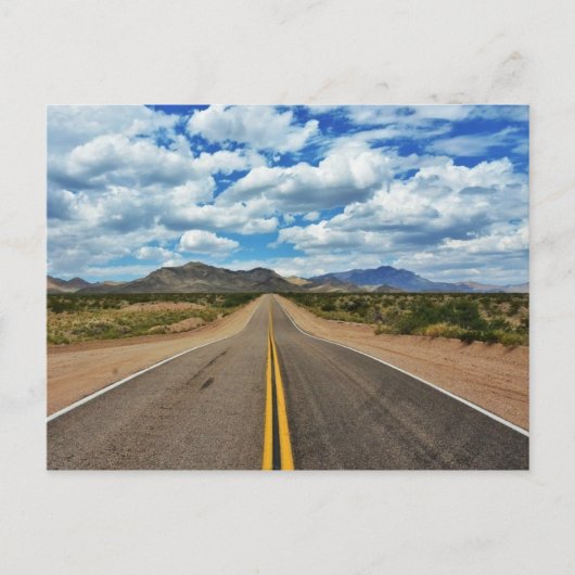 Carte Postale Longue route (Devant)