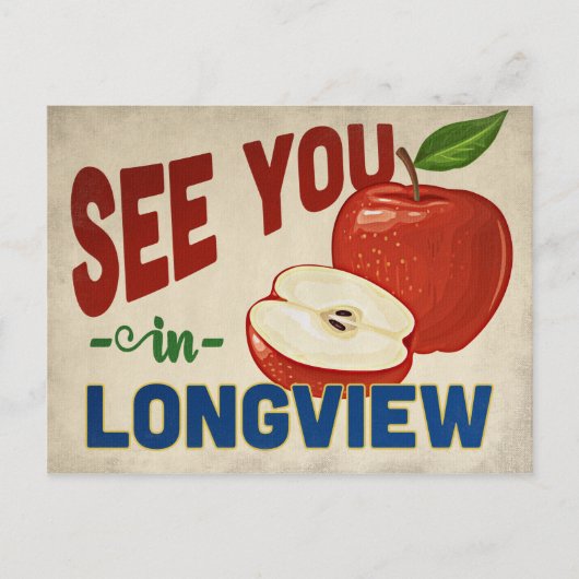 Carte Postale Longview Texas Apple - Vintage voyage (Devant)