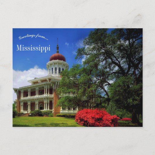 Carte Postale Longwood Natchez Mississippi (Devant)