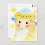 Carte Postale Look back everyday (Devant / Derrière)