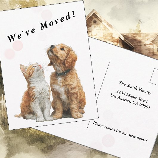 Carte Postale Looking Up at You – Moving Announcement 