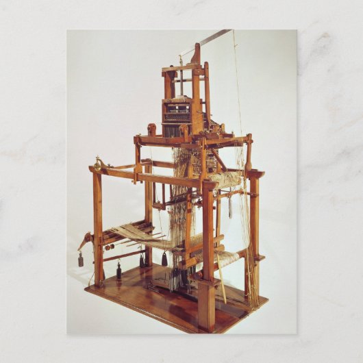 Carte Postale Loom dessiné par Joseph Marie Jacquard (Devant)