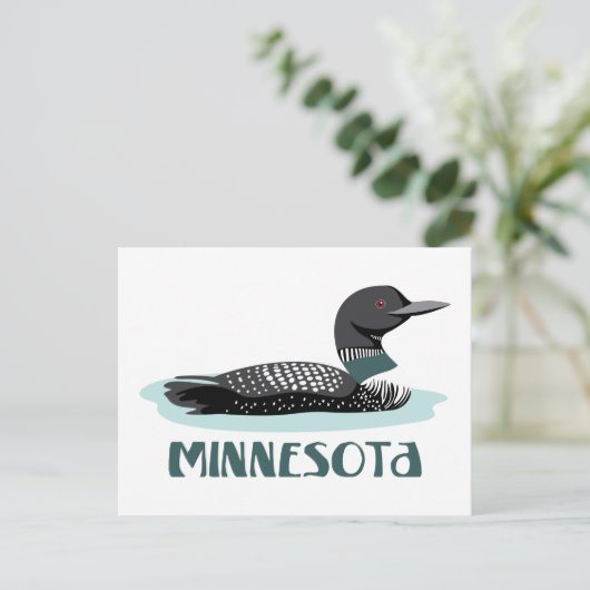 Carte Postale Loon du Minnesota (Debout devant)