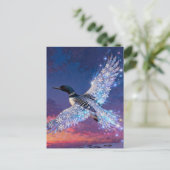 Carte Postale Loon Rising From the Ice Phoenix (Debout devant)