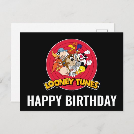 Carte Postale LOONEY TUNES™ Character Logo (Devant / Derrière)