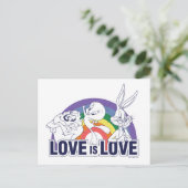 Carte Postale LOONEY TUNES™ - L'amour est l'amour (Debout devant)