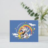 Carte Postale LOONEY TUNES™ - Love Yourself Pride Badge (Debout devant)