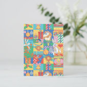 Carte Postale LOONEY TUNES™ | Modèle de Noël Joyeuses Fêtes (Debout devant)