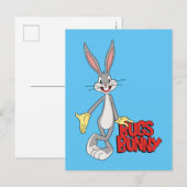 Carte Postale LOONEY TUNES™ Rires rétro | BUGS BUNNY™ (Devant / Derrière)