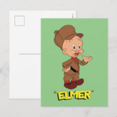 Carte Postale LOONEY TUNES™ Rires rétro | ELMER FUDD™ (Devant / Derrière)