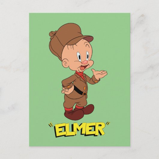 Carte Postale LOONEY TUNES™ Rires rétro | ELMER FUDD™ (Devant)