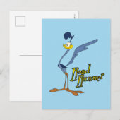Carte Postale LOONEY TUNES™ Rires rétro | ROAD RUNNER™ (Devant / Derrière)
