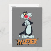 Carte Postale LOONEY TUNES™ Rires rétro | SYLVESTER™ (Devant / Derrière)