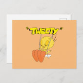 Carte Postale LOONEY TUNES™ Rires rétro | TWEETY™ (Devant / Derrière)