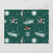 Carte Postale LOONEY TUNES™ Soccer Playbook Pattern (Devant)