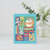 Carte Postale LOONEY TUNES™ | Sparkle Bright Happy Holidays (Debout devant)
