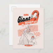 Carte Postale LOONEY TUNES™ | WILE E. COYOTE™ ACME Aimant géant (Devant / Derrière)